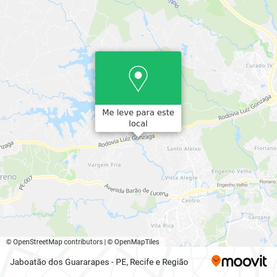 Jaboatão dos Guararapes - PE mapa