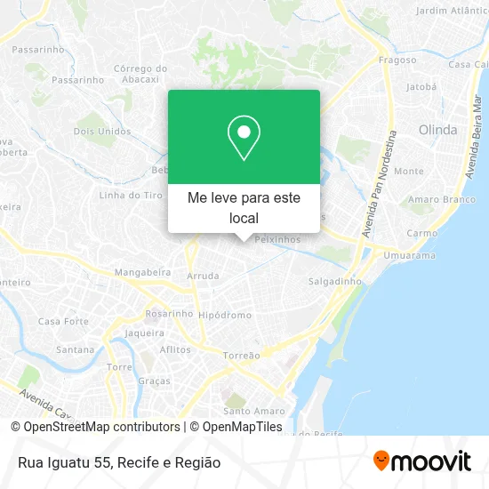 Rua Iguatu 55 mapa