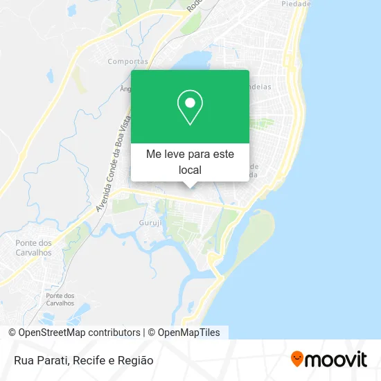 Rua Parati mapa