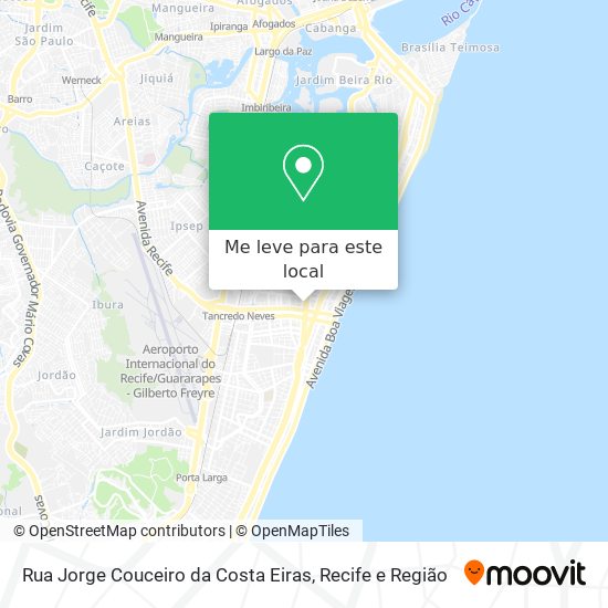 Rua Jorge Couceiro da Costa Eiras mapa