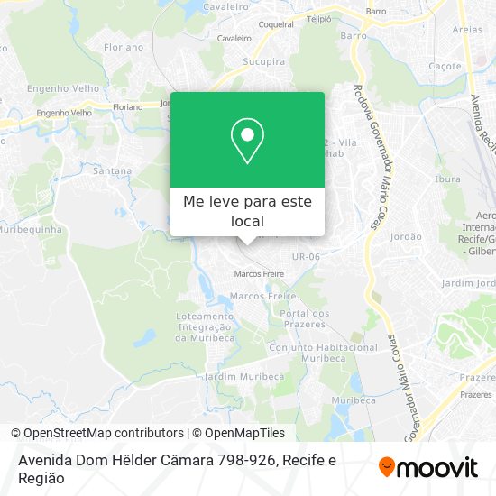 Avenida Dom Hêlder Câmara 798-926 mapa