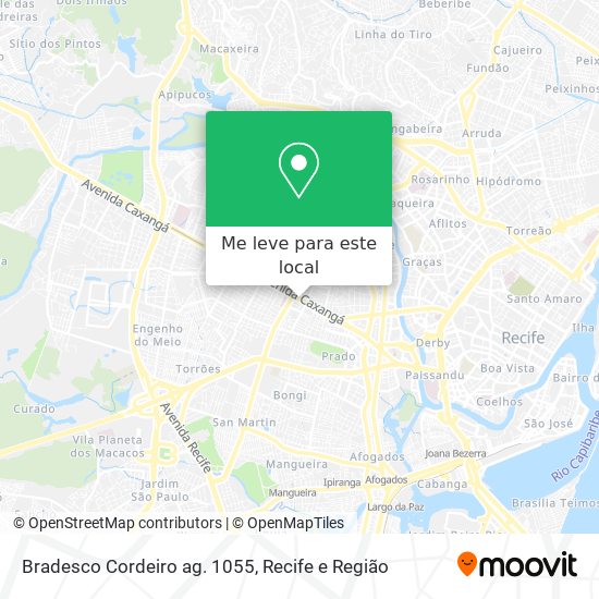 Bradesco Cordeiro ag. 1055 mapa