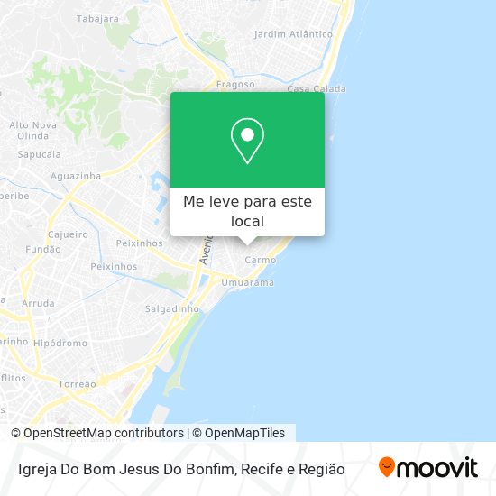 Igreja Do Bom Jesus Do Bonfim mapa