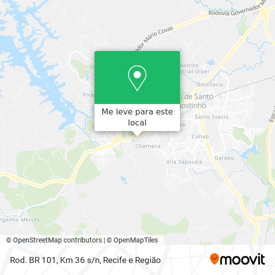 Rod. BR 101, Km 36 s/n mapa