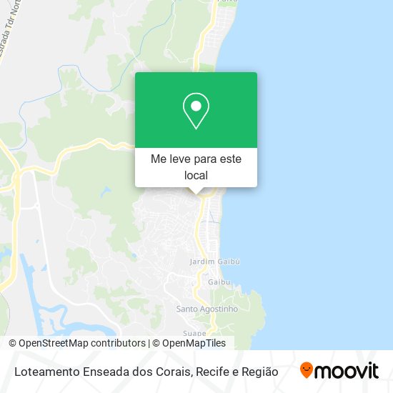 Loteamento Enseada dos Corais mapa
