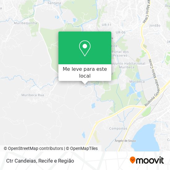 Ctr Candeias mapa
