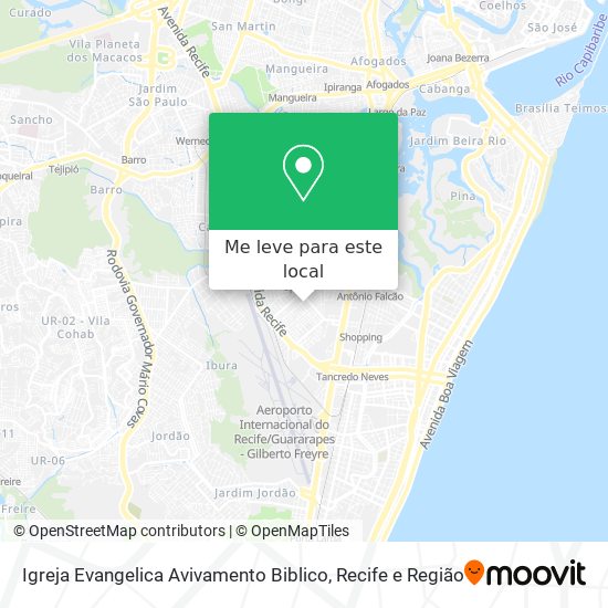Igreja Evangelica Avivamento Biblico mapa