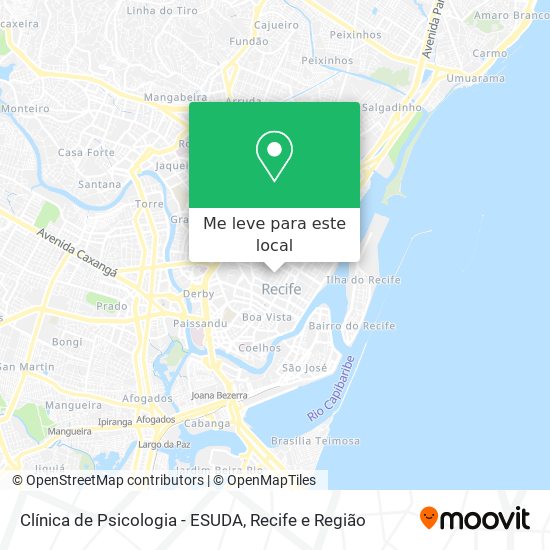 Clínica de Psicologia - ESUDA mapa