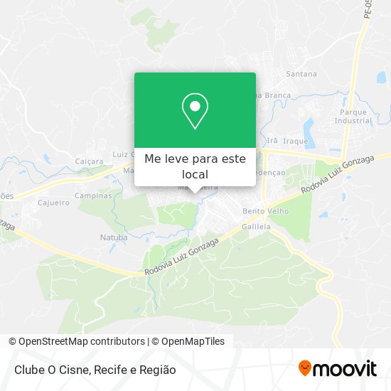 Clube O Cisne mapa