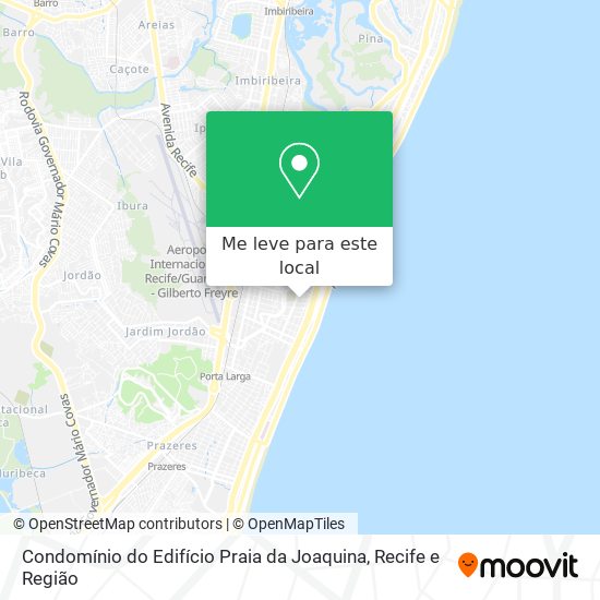 Condomínio do Edifício Praia da Joaquina mapa
