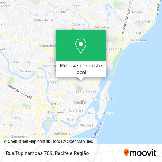 Rua Tupinambás 789 mapa
