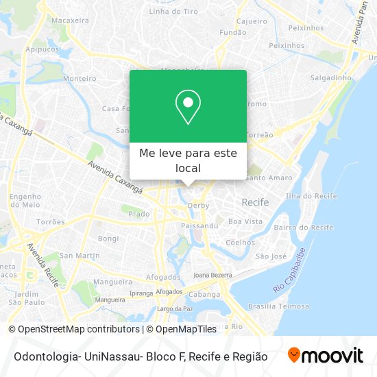 Odontologia- UniNassau- Bloco F mapa