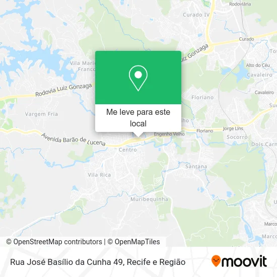 Rua José Basílio da Cunha 49 mapa