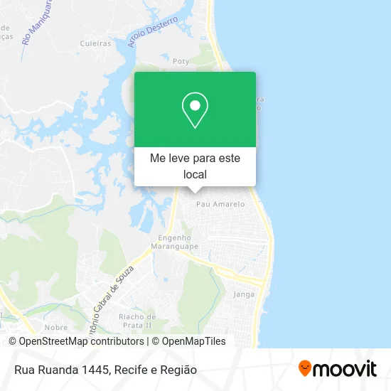 Rua Ruanda 1445 mapa
