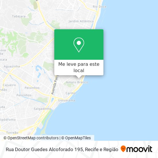 Rua Doutor Guedes Alcoforado 195 mapa