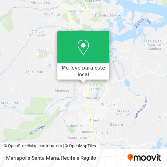 Mariapolis Santa Maria mapa