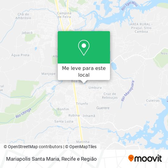Mariapolis Santa Maria mapa