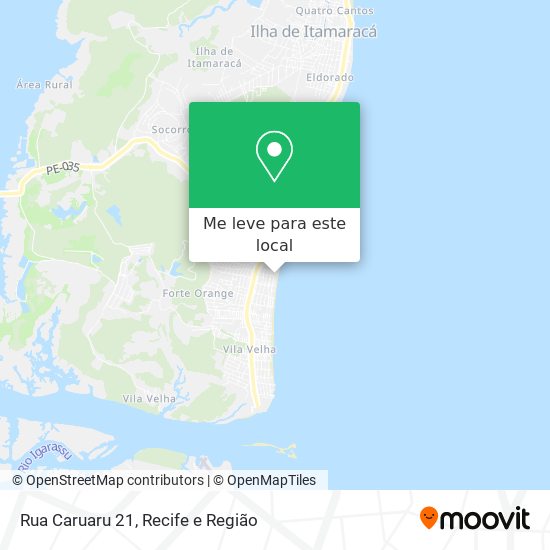 Rua Caruaru 21 mapa
