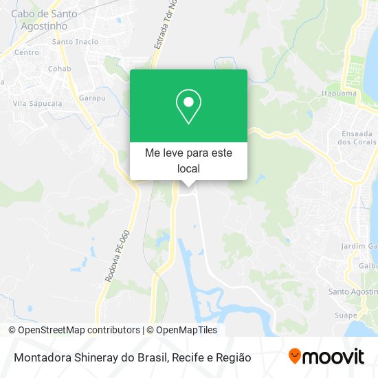 Montadora Shineray do Brasil mapa