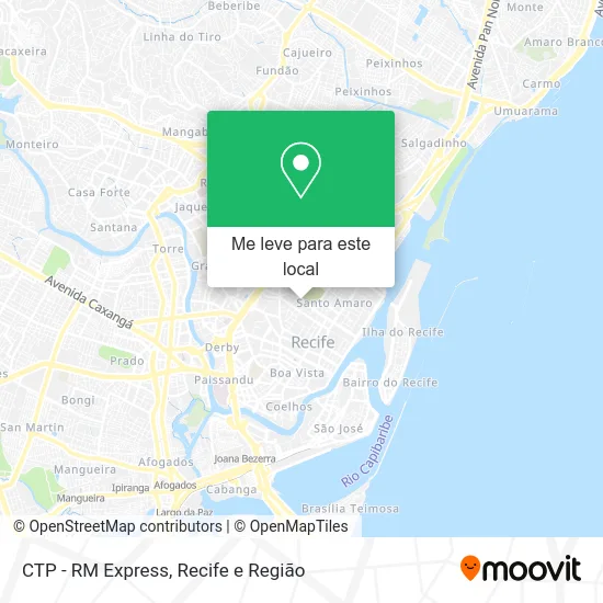 CTP - RM Express mapa