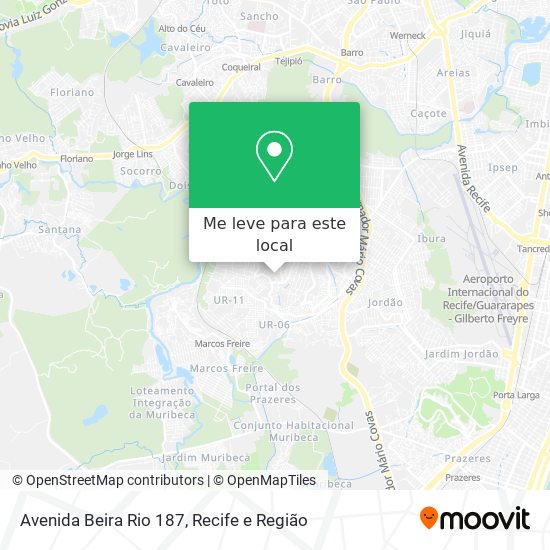 Avenida Beira Rio 187 mapa