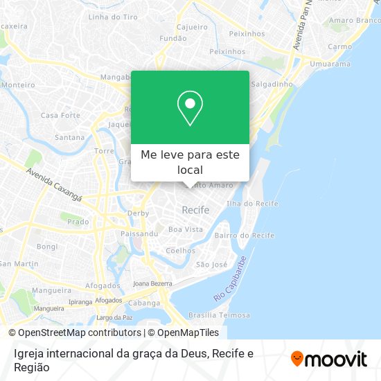 Igreja internacional da graça da Deus mapa