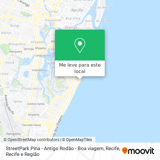 StreetPark Pina - Antigo Rodão - Boa viagem, Recife mapa