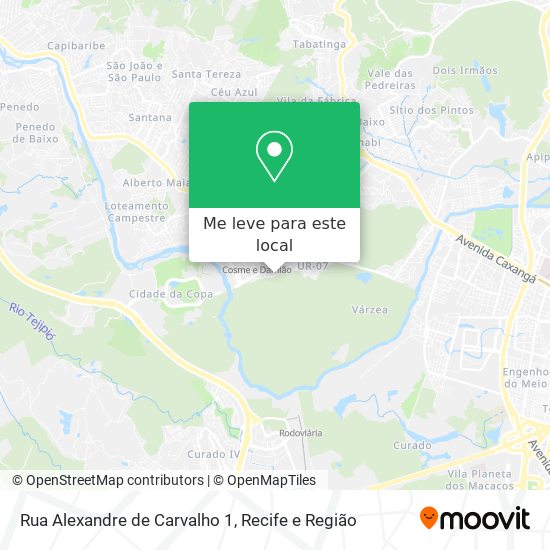 Rua Alexandre de Carvalho 1 mapa