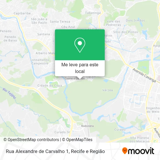 Rua Alexandre de Carvalho 1 mapa