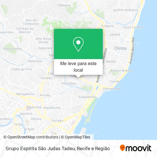 Grupo Espírita São Judas Tadeu mapa