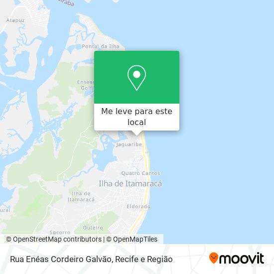 Rua Enéas Cordeiro Galvão mapa