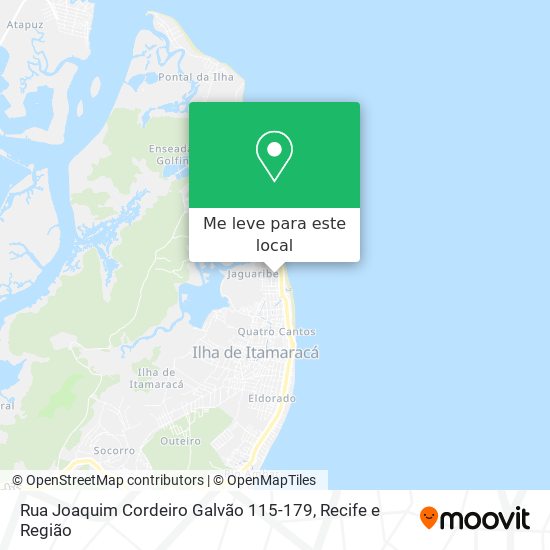 Rua Joaquim Cordeiro Galvão 115-179 mapa