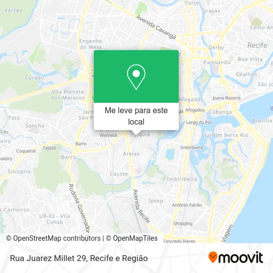 Rua Juarez Millet 29 mapa