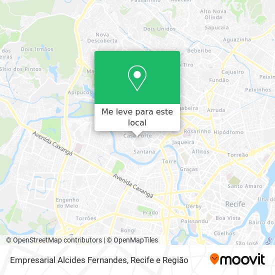 Empresarial Alcides Fernandes mapa