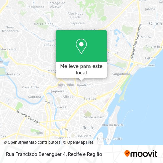 Rua Francisco Berenguer 4 mapa