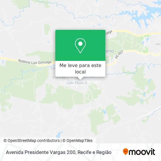 Avenida Presidente Vargas 200 mapa