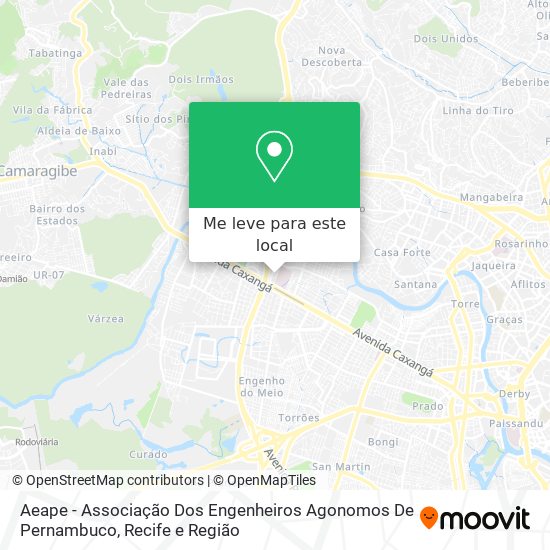 Aeape - Associação Dos Engenheiros Agonomos De Pernambuco mapa