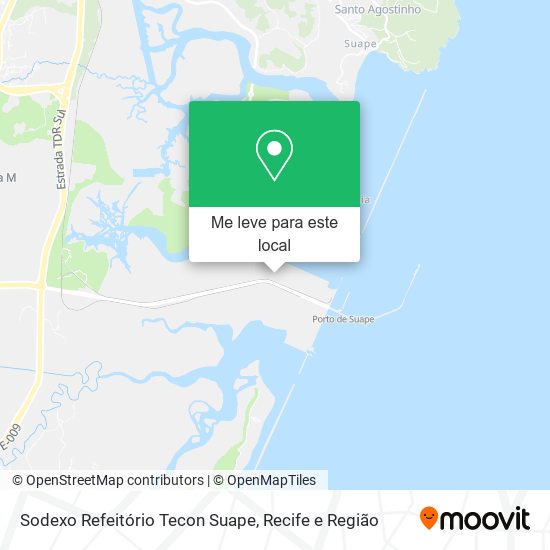 Sodexo Refeitório Tecon Suape mapa