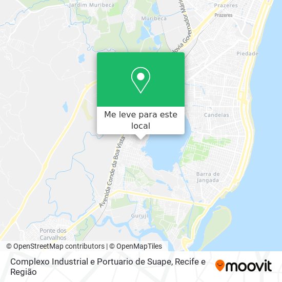 Complexo Industrial e Portuario de Suape mapa