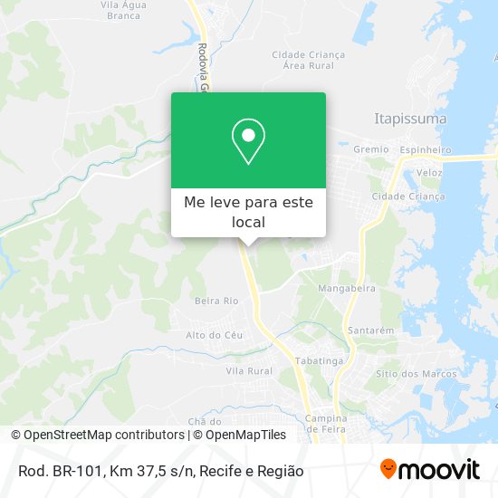 Rod. BR-101, Km 37,5 s/n mapa