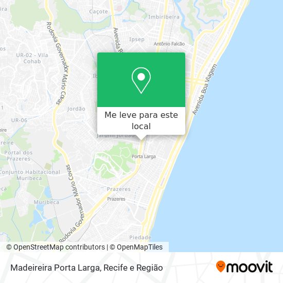 Madeireira Porta Larga mapa