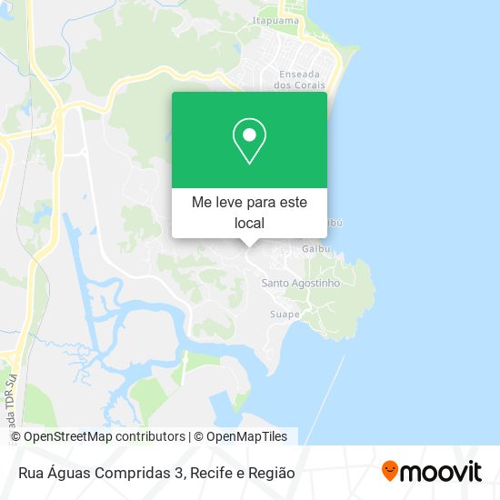Rua Águas Compridas 3 mapa