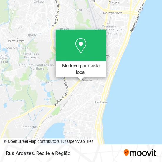 Rua Aroazes mapa