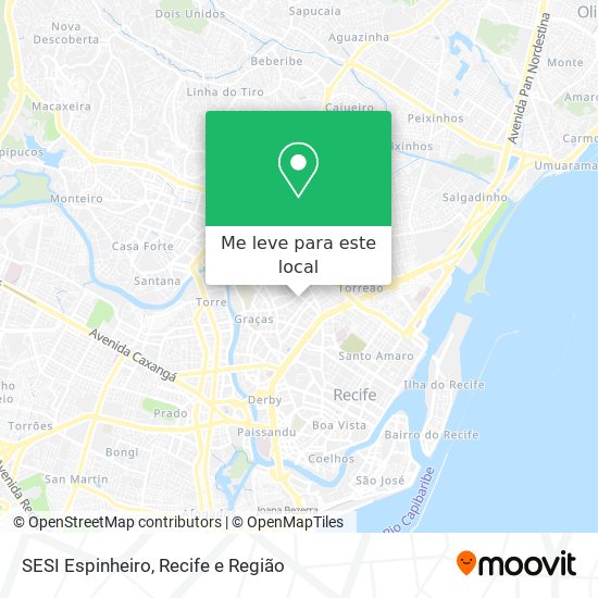 SESI Espinheiro mapa