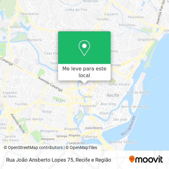 Rua João Ansberto Lopes 75 mapa