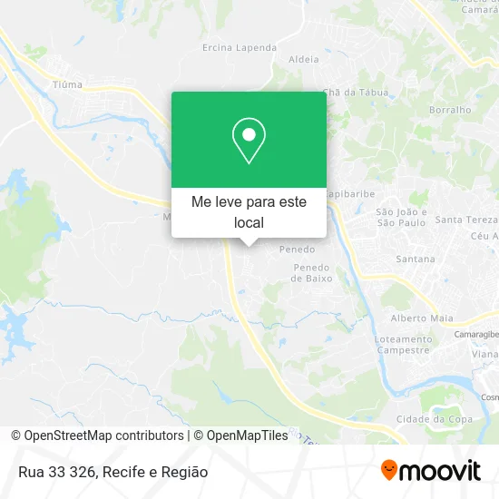 Rua 33 326 mapa