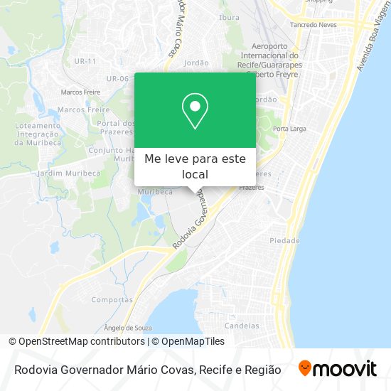 Rodovia Governador Mário Covas mapa