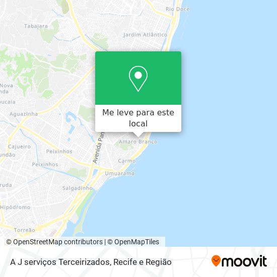 A J serviços Terceirizados mapa