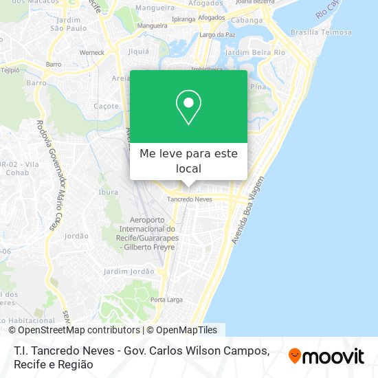 T.I. Tancredo Neves - Gov. Carlos Wilson Campos mapa