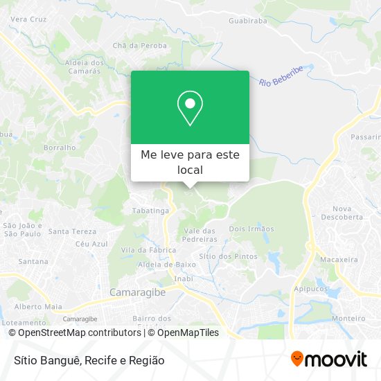 Sítio Banguê mapa